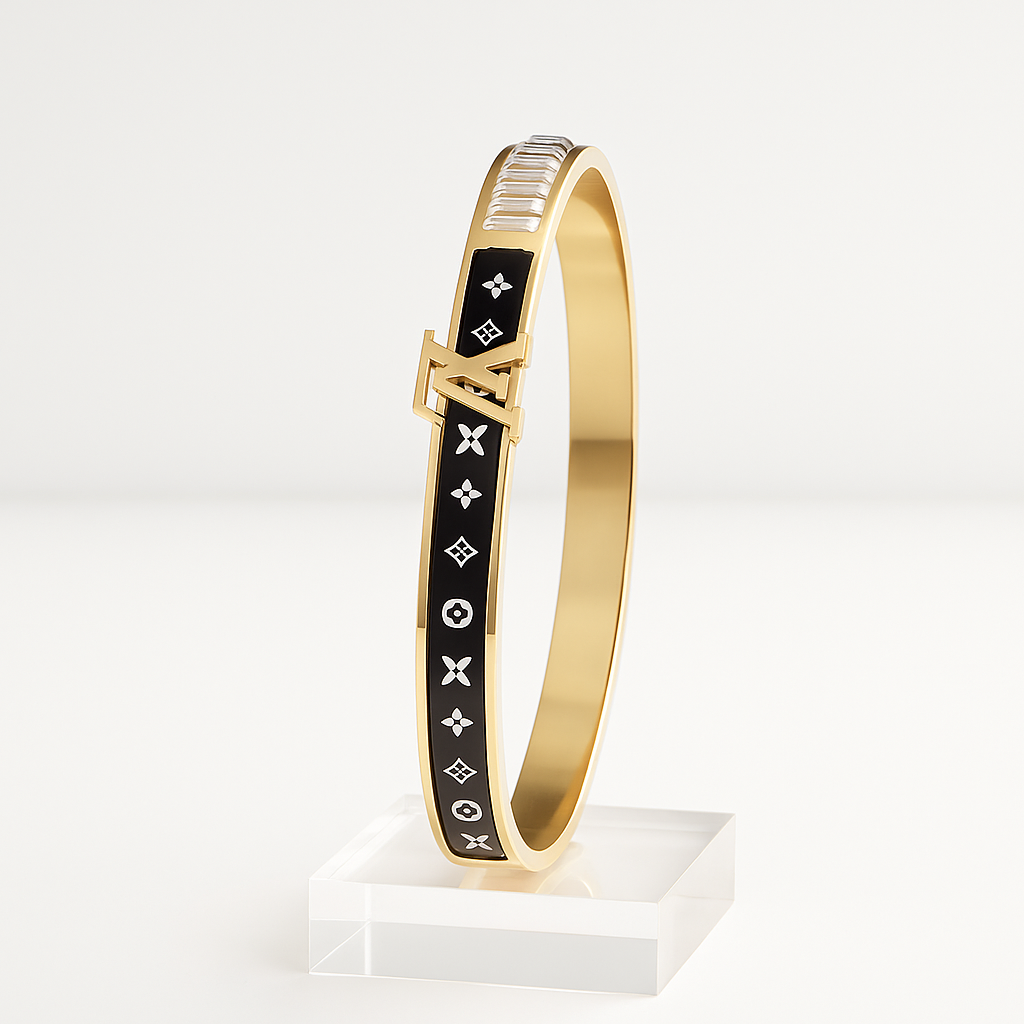 LV Midnight Emblem Luxe Bangle