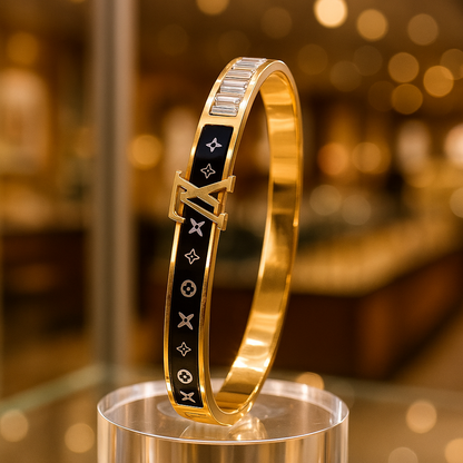 LV Midnight Emblem Luxe Bangle