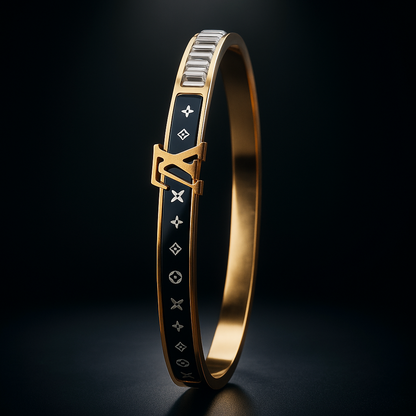 LV Midnight Emblem Luxe Bangle