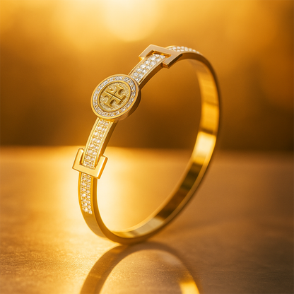 Elegance Emblem Bangle