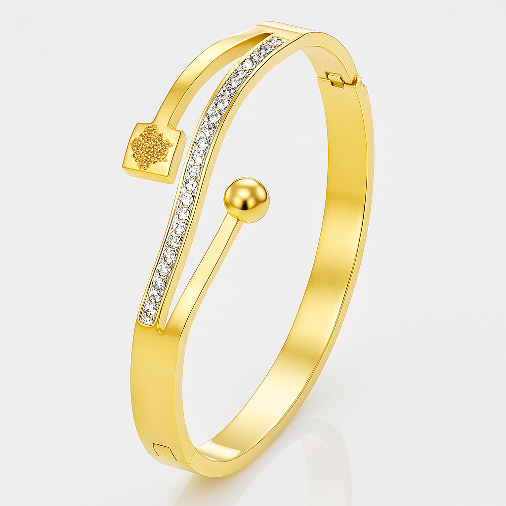 Versace Aurora Luxe Gold Bangle