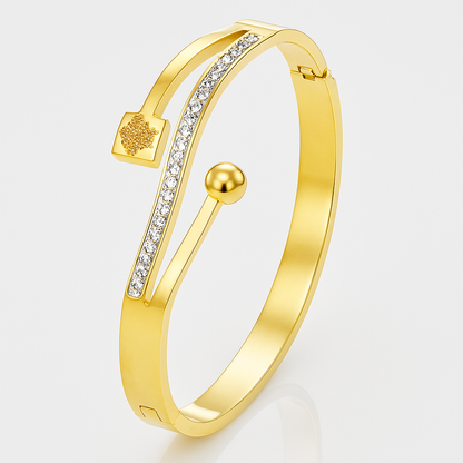 Versace Aurora Luxe Gold Bangle