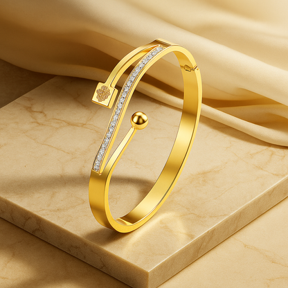 Versace Aurora Luxe Gold Bangle