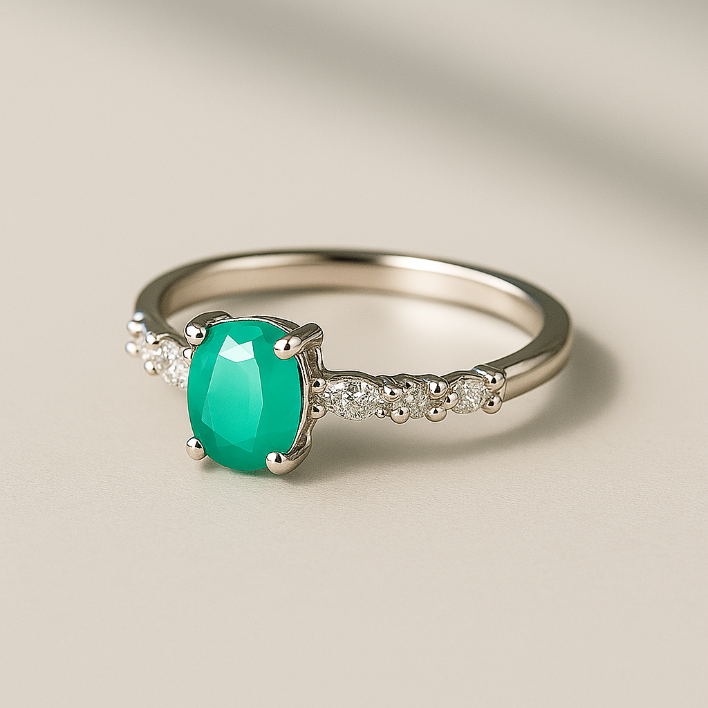 Emerald Whisper Ring
