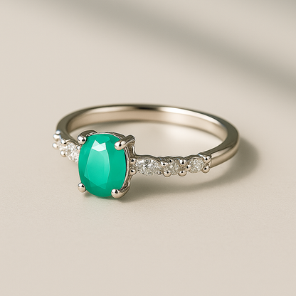 Emerald Whisper Ring