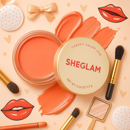 Sheglam Cheeky Color Jam-Scarlet Sunset