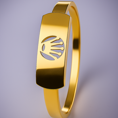 CrownAura Signature Gold Bracelet