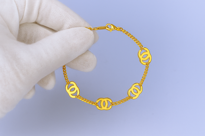 Golden Empress Charm Bracelet