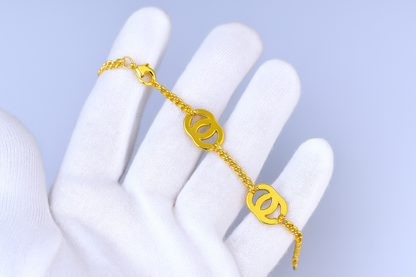 Golden Empress Charm Bracelet