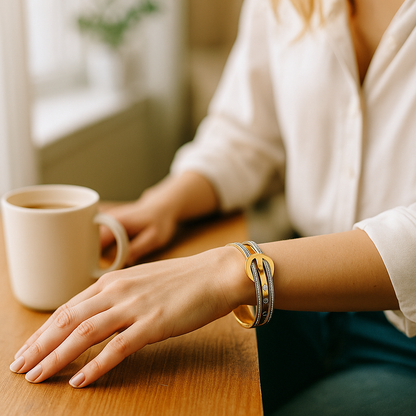 Aurum Luxe Buckle Cuff