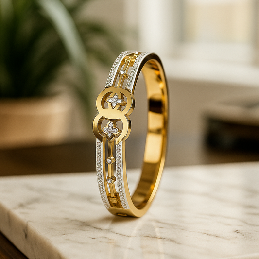 Eterna Luxe Diamond Bangle