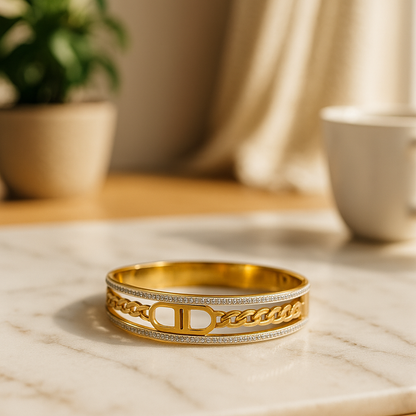 Aurum Link Luxe Bangle
