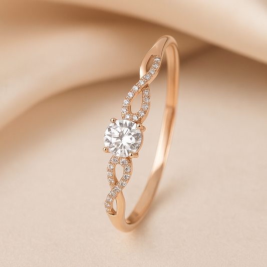 Elysia Twist Diamond Ring