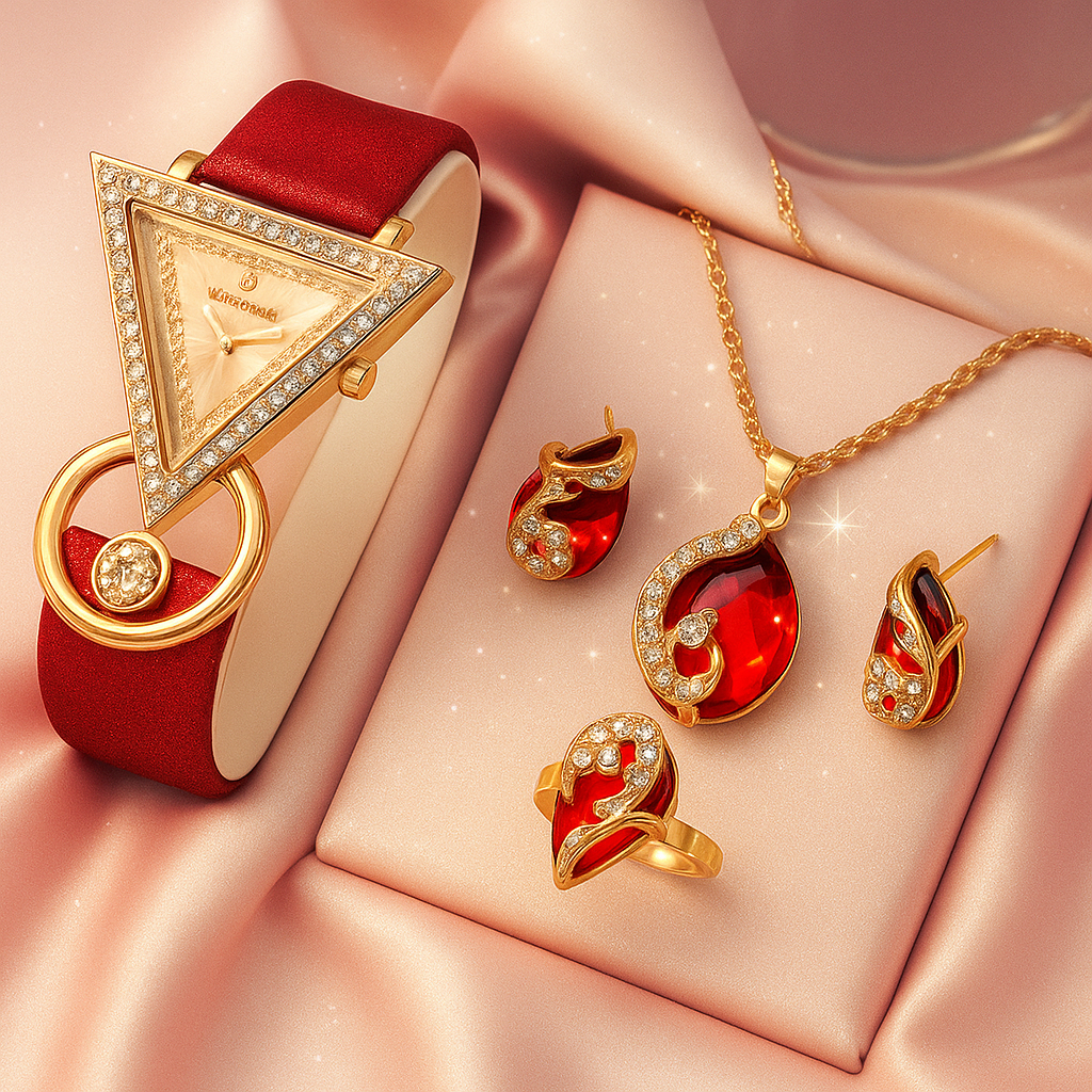 Royal Ember Glam Set