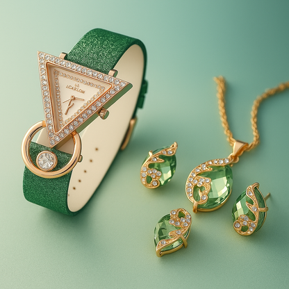 Emerald Luxe Glam Set