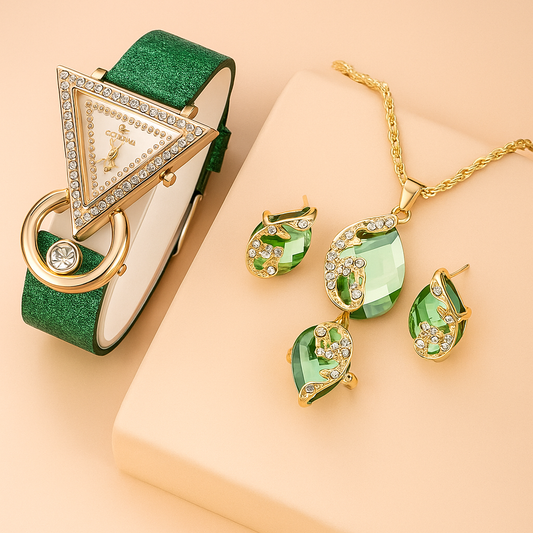 Emerald Luxe Glam Set