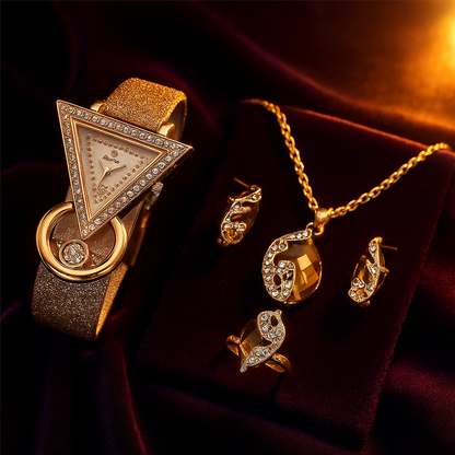 Golden Glow Glam Set