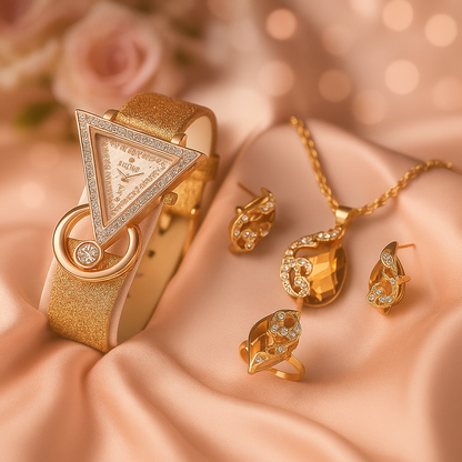 Golden Glow Glam Set