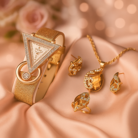 Golden Glow Glam Set
