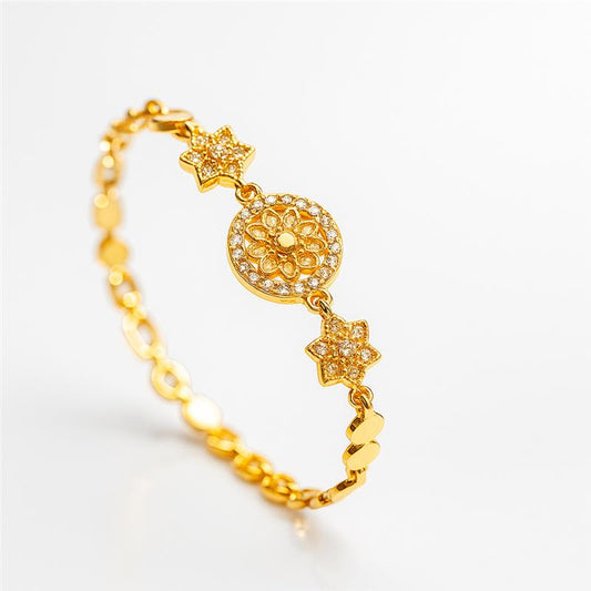 Celeste Glow Solitaire Bracelet