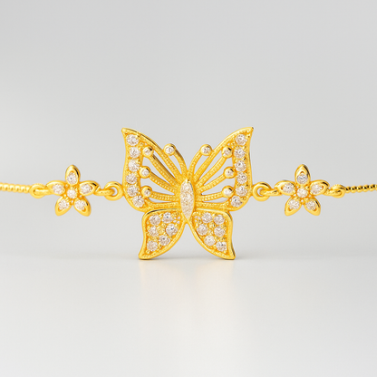 Butterfly Bliss Gold Bracelet