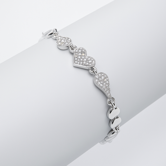 Eternal Heart Charm Bracelet