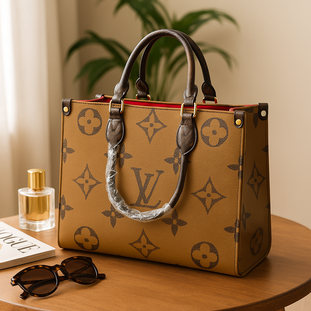 LV Inspired Monogram Tote Bag