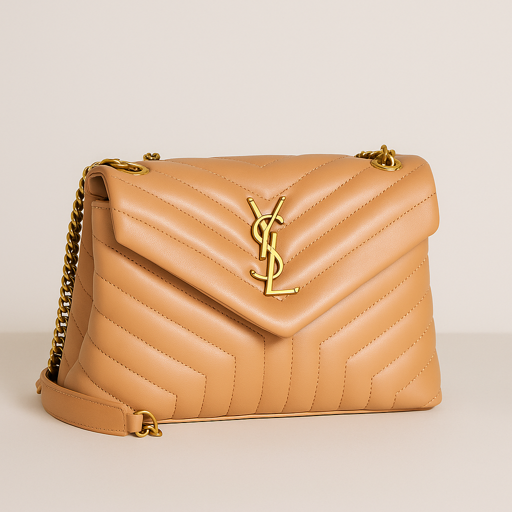 YSL Luxe Chain Quilted Shoulder Bag