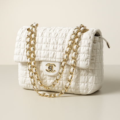 Chanel Metro Chic Sling Bag - White
