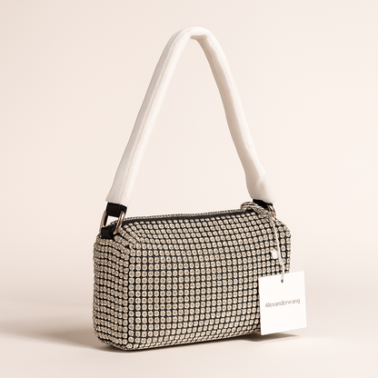 Alexander Wang Luxe Gleam Shoulder Bag - Silver