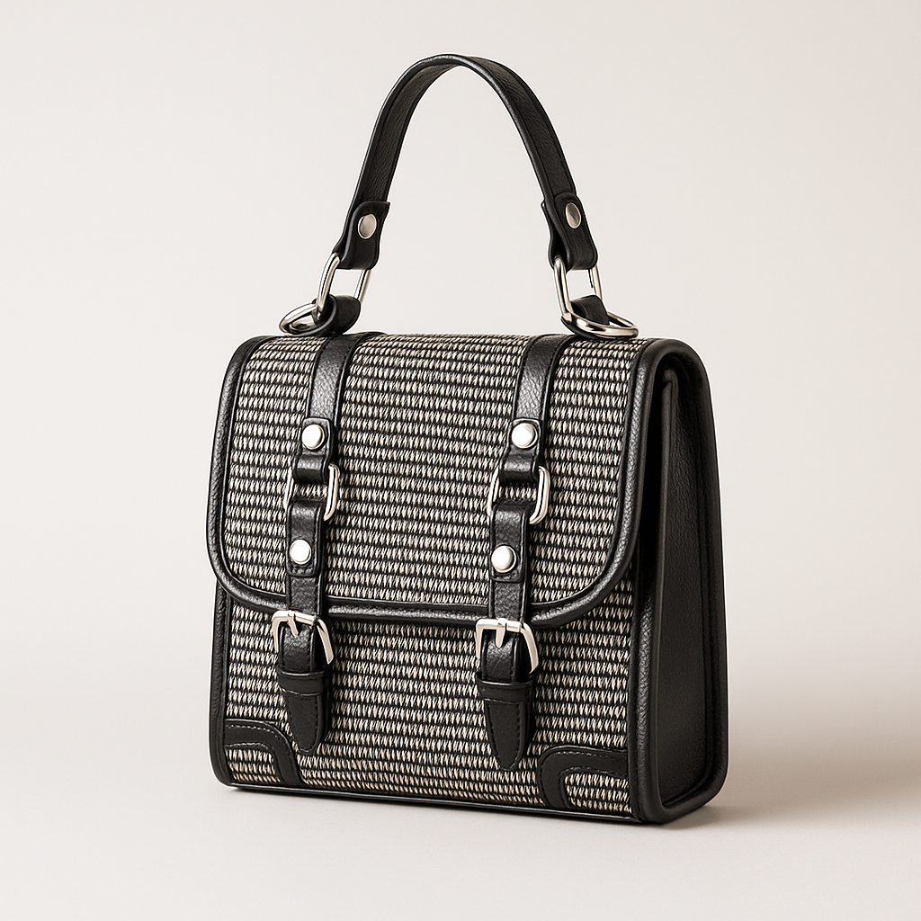 Elegance Flex Convertible Satchel - Black