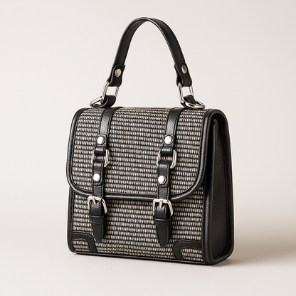 Elegance Flex Convertible Satchel - Black