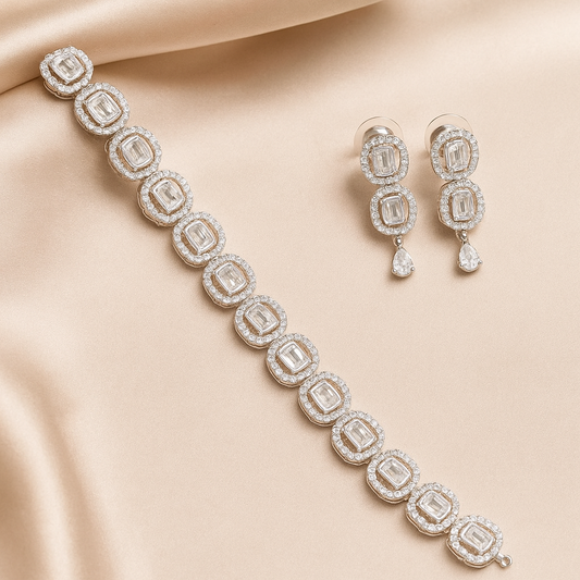 Elegance Unveiled: Diamond Dazzle Set