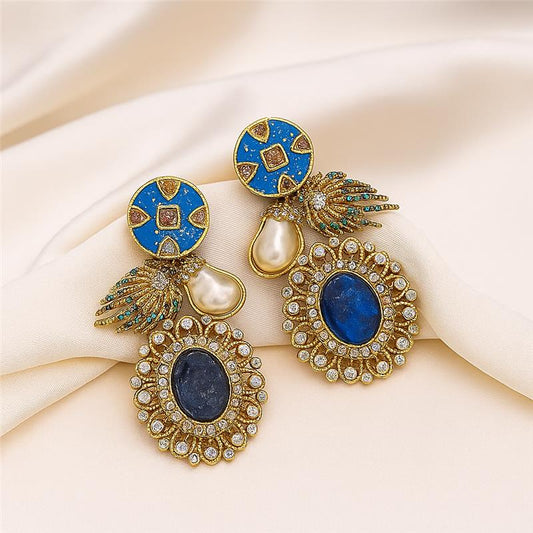 Royal Blue Elegance Earrings