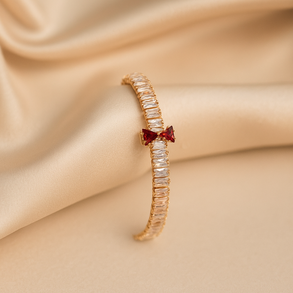 Ruby Elegance Bangle
