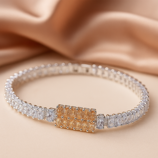 Elegance Embrace Tennis Bracelet