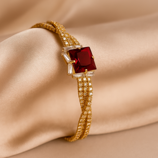 Ruby Royale Bangle