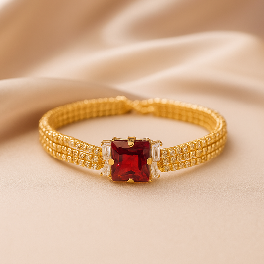 Ruby Luxe Bangle