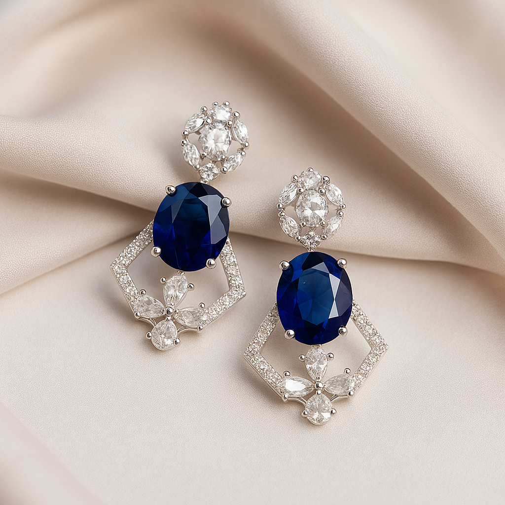 Royal Blue Elegance Earrings