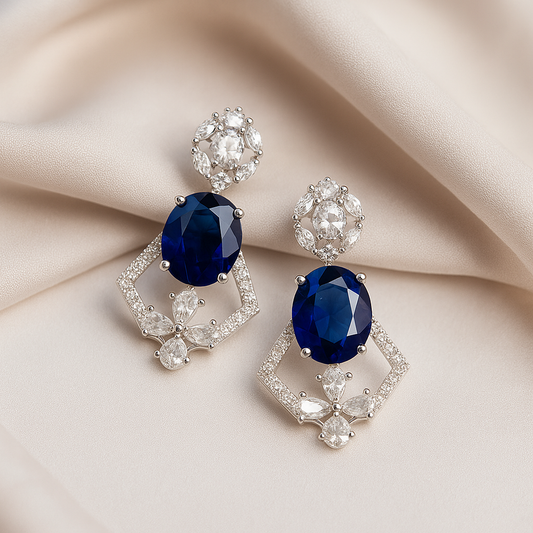 Royal Blue Elegance Earrings