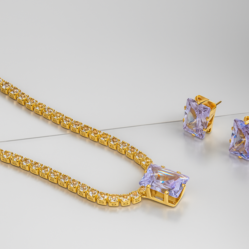 Radiant Elegance Necklace &amp; Earring Set