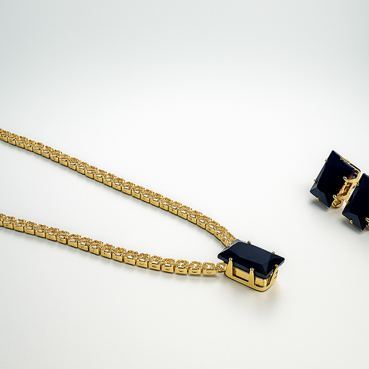 Midnight Luxe Necklace &amp; Earring Set