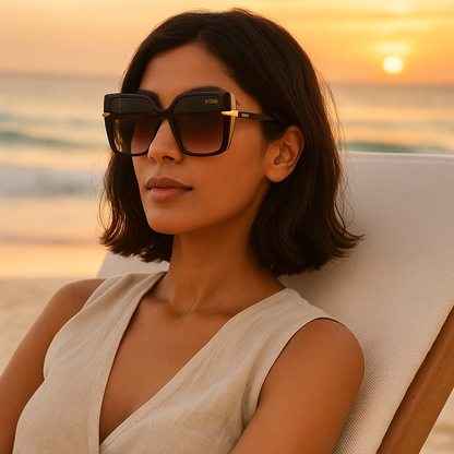 FENDI Luxe Square Sunglasses