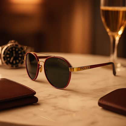 Police Aviator Shield: Red Edition