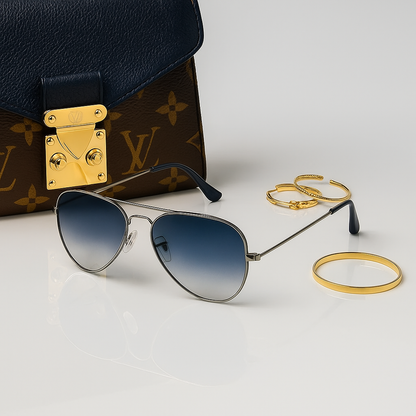 Aviator Luxe: Gradient Shade