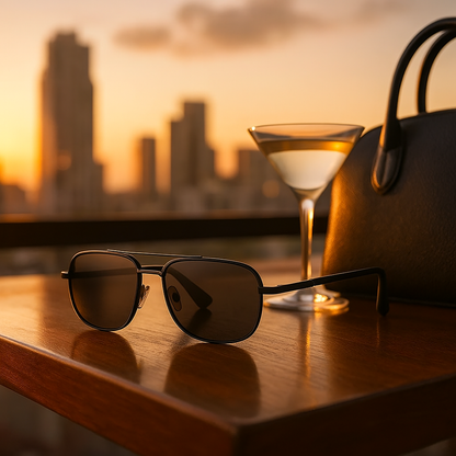 Aviator Shield Sunglasses