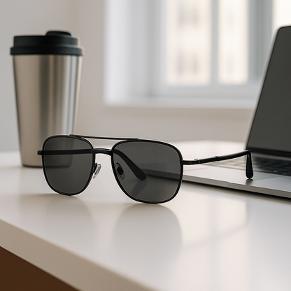 Aviator Shield Sunglasses