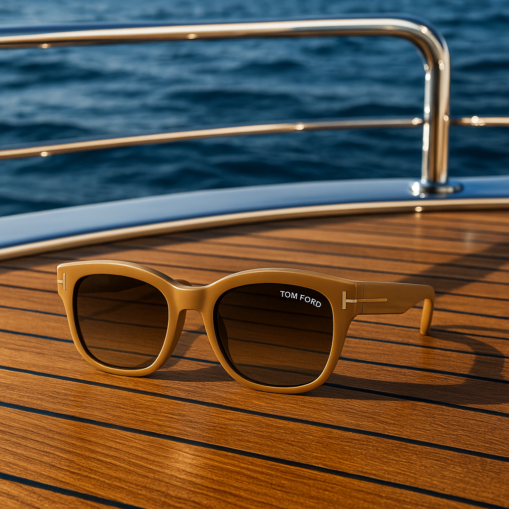Tom Ford Sierra Acetate Sunglasses – Caramel Brown