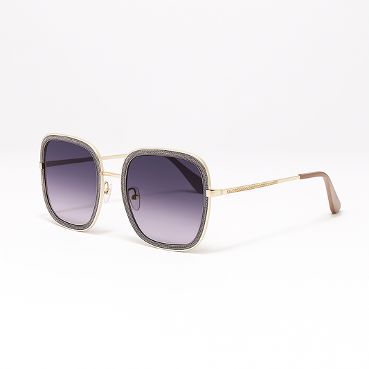 Lavender Luxe Oversized Sunglasses