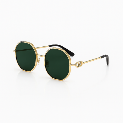 Aurum Edge™ Octagon Frame Sunglasses